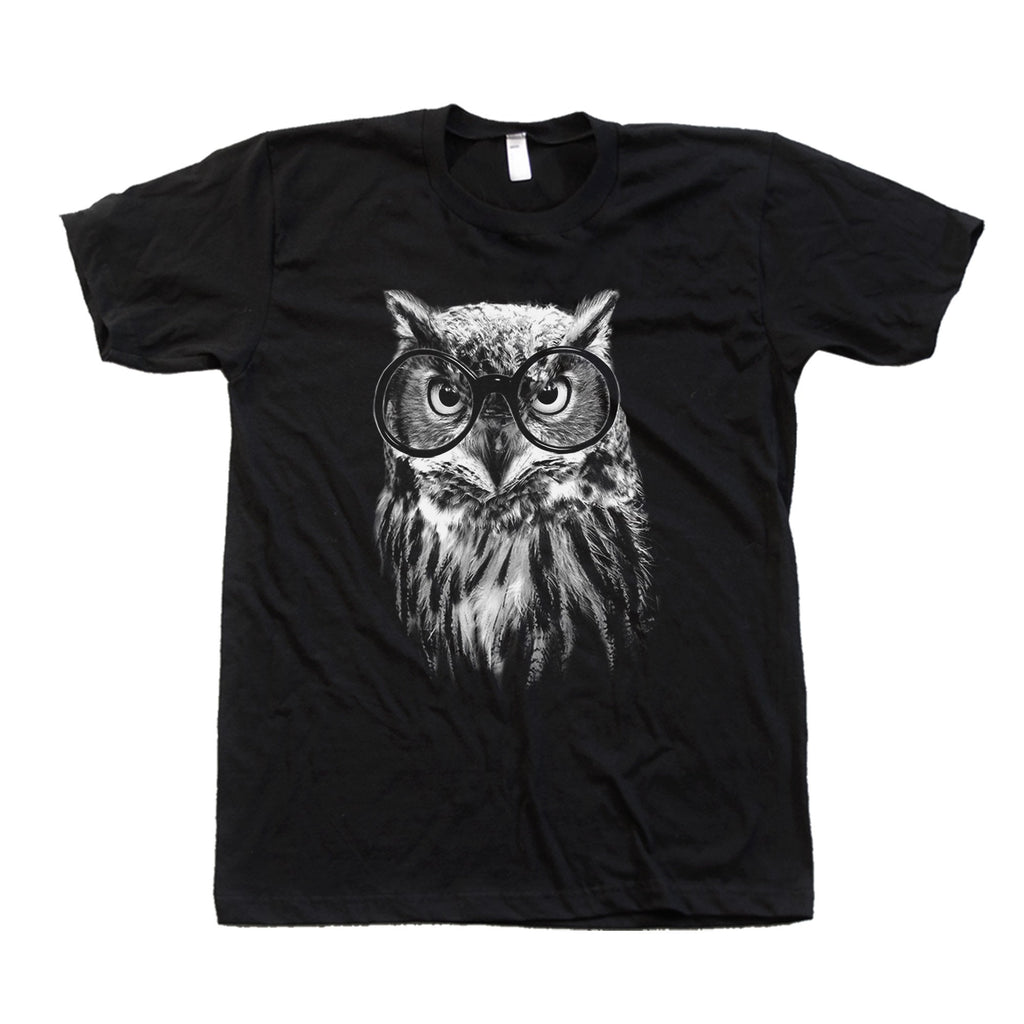 Owl Glasses Nature Animal Unisex T-shirt, Sweatshirt, Hoodie (1)