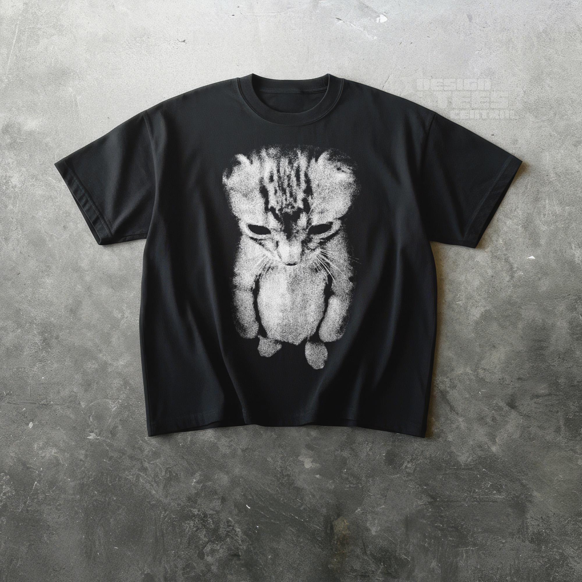 Sad Kitten Meme Standing Cat Unisex T-shirt, Sweatshirt, Hoodie (1)