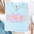 Comfort Colors Last Day School Hello Summer Teacher Tee End School Year School Teacher (1)