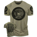 001. SQUAT, BENCH, DEADLIFT Funny Motivational Workout Gym T-Shirt for Men Hoodie, Sweatshirt | RetroVerseTees.com