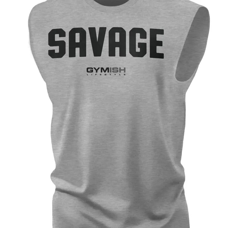 003. Savage Workout Muscle Tank Top for Men T-Shirts, Hoodie, Sweatshirt | RetroVerseTees.com