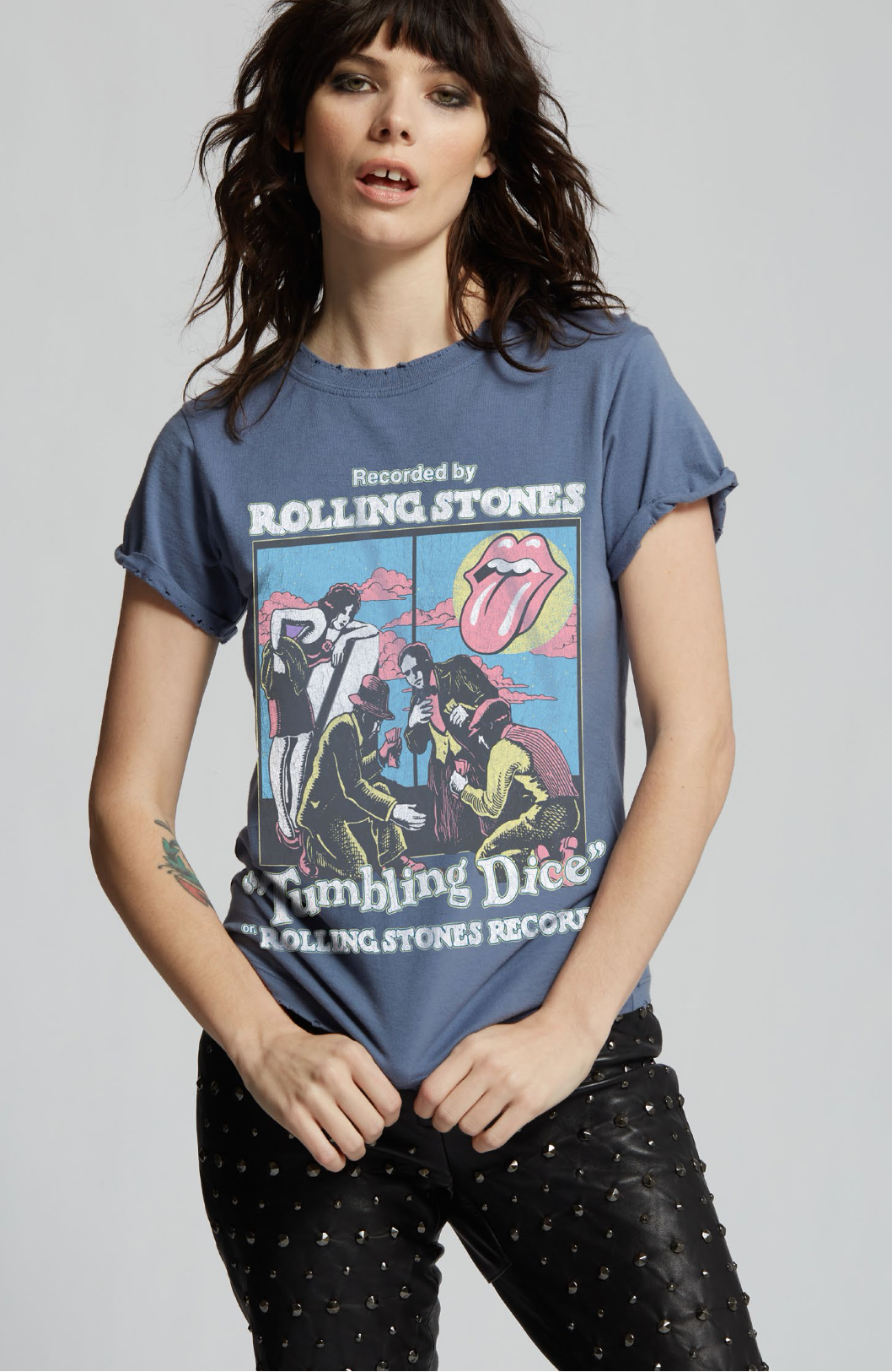 302981 - 228 Rolling Stones Records Ss Tee