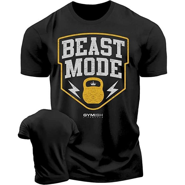 007. Beast Mode Funny Motivational Workout Gym T-Shirt for Men Hoodie, Sweatshirt | RetroVerseTees.com