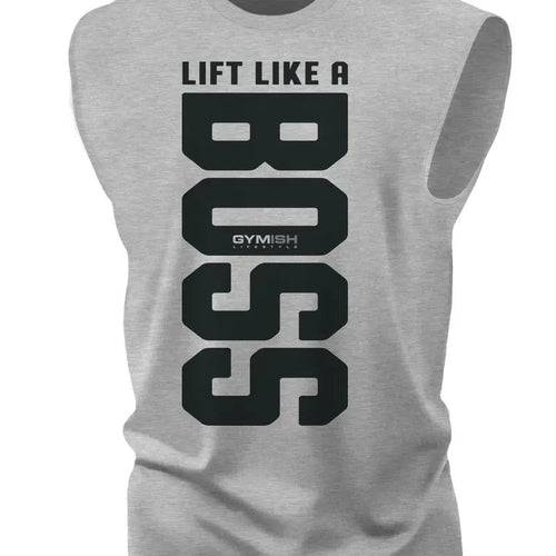 012. Lift Like A BOSS Funny Workout Muscle Tank Top for Men T-Shirts, Hoodie, Sweatshirt | RetroVerseTees.com