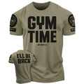 019. GYM TIME - I'll BE BACK Funny Motivational Workout Gym T-Shirt for Men Hoodie, Sweatshirt | RetroVerseTees.com
