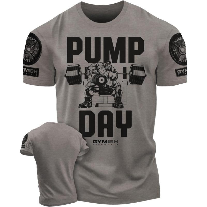 024. Pump Day Funny Motivational Workout Gym T-Shirt for Men Hoodie, Sweatshirt | RetroVerseTees.com
