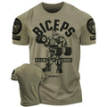 032. BICEPS Killin' It Funny Motivational Workout Gym T-Shirt for Men Hoodie, Sweatshirt | RetroVerseTees.com