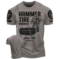 050. Hammer Tire Funny Motivational Workout Gym T-Shirt for Men Hoodie, Sweatshirt | RetroVerseTees.com