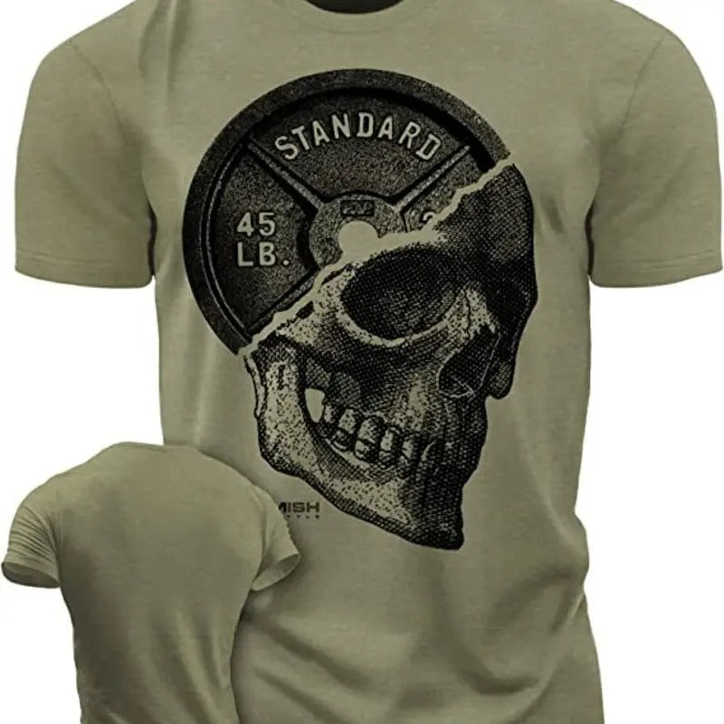 051. SkullPlate Funny Motivational Workout Gym T-Shirt for Menstyle{n002}2 Hoodie, Sweatshirt | RetroVerseTees.com