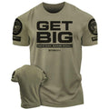063. Get Big Funny Workout Gym T-Shirt for Men Hoodie, Sweatshirt | RetroVerseTees.com