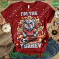 Georgia Bulldogs I’m The Turkey Dawgs Red 2D t Shirt