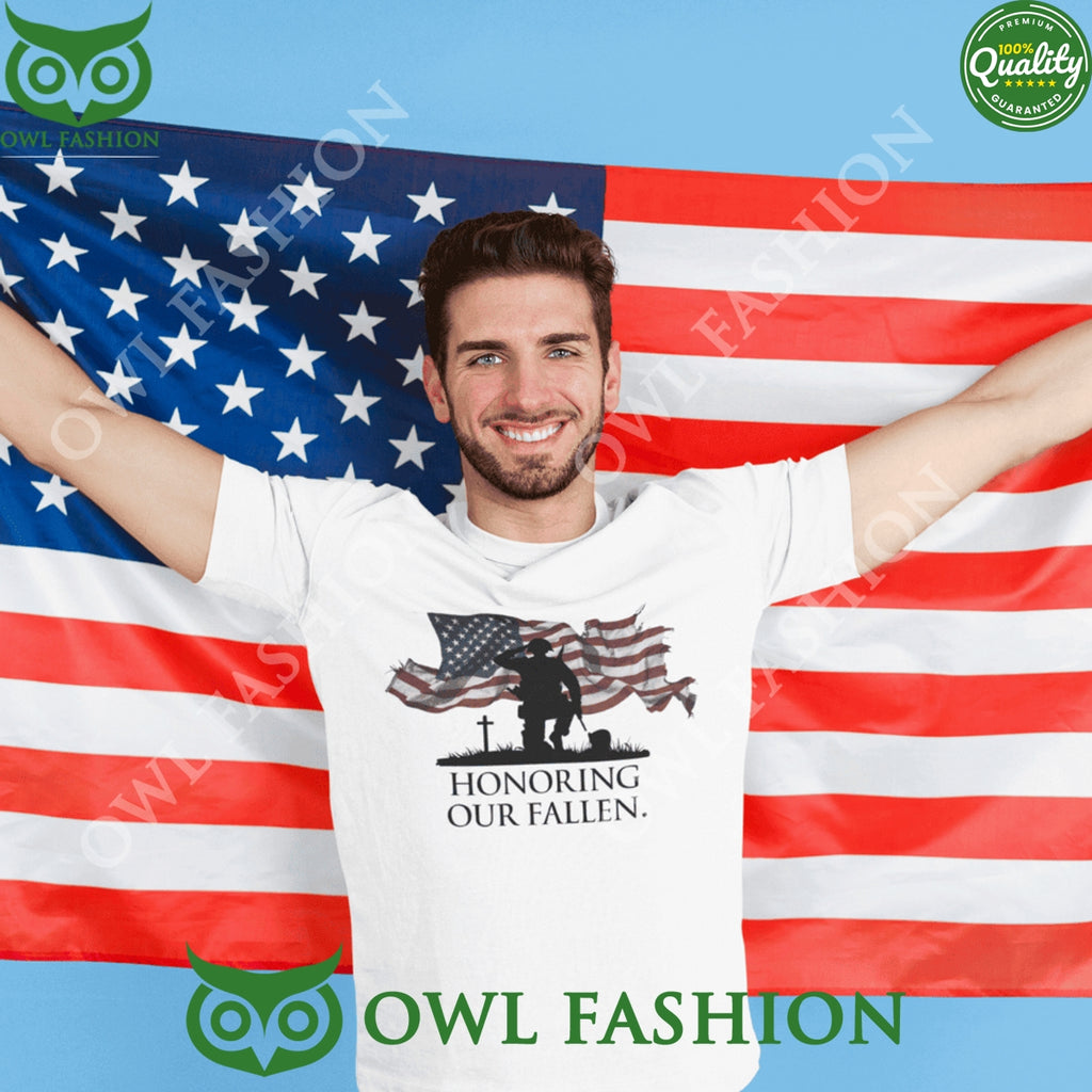 USA Army Honoring Our Fallen Soldier t Shirt