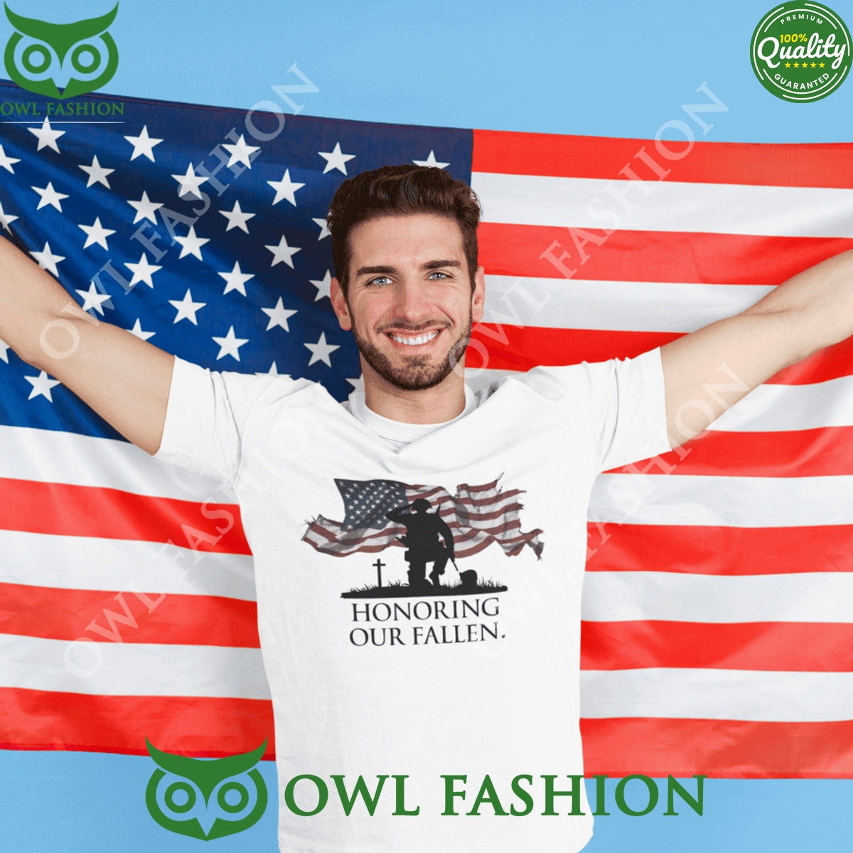 USA Army Honoring Our Fallen Soldier t Shirt