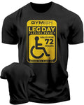 085. Leg Day Parking Permit Funny Workout Gym T-Shirt for Men Hoodie, Sweatshirt | RetroVerseTees.com