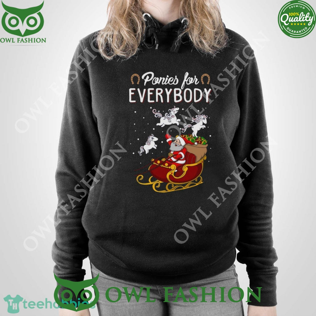 Ponies for Everybody Horse Santa Claus Ugly Sweater