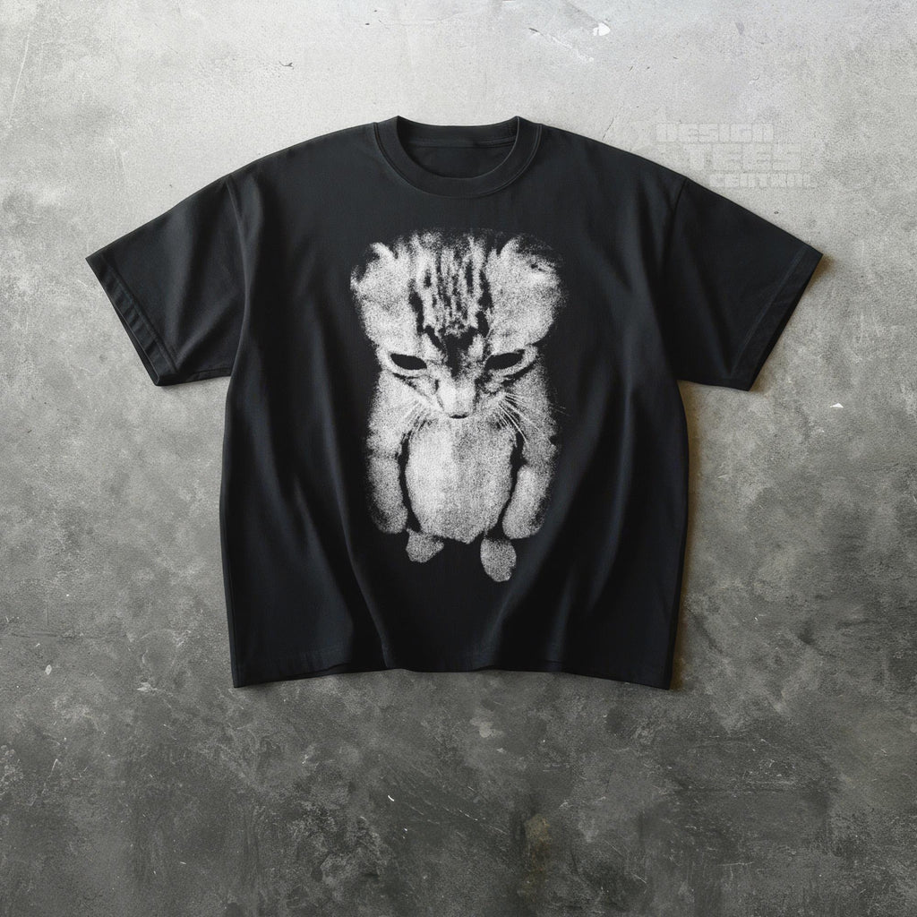 Sad Kitten Meme Standing Cat Unisex T-shirt, Sweatshirt, Hoodie (2)