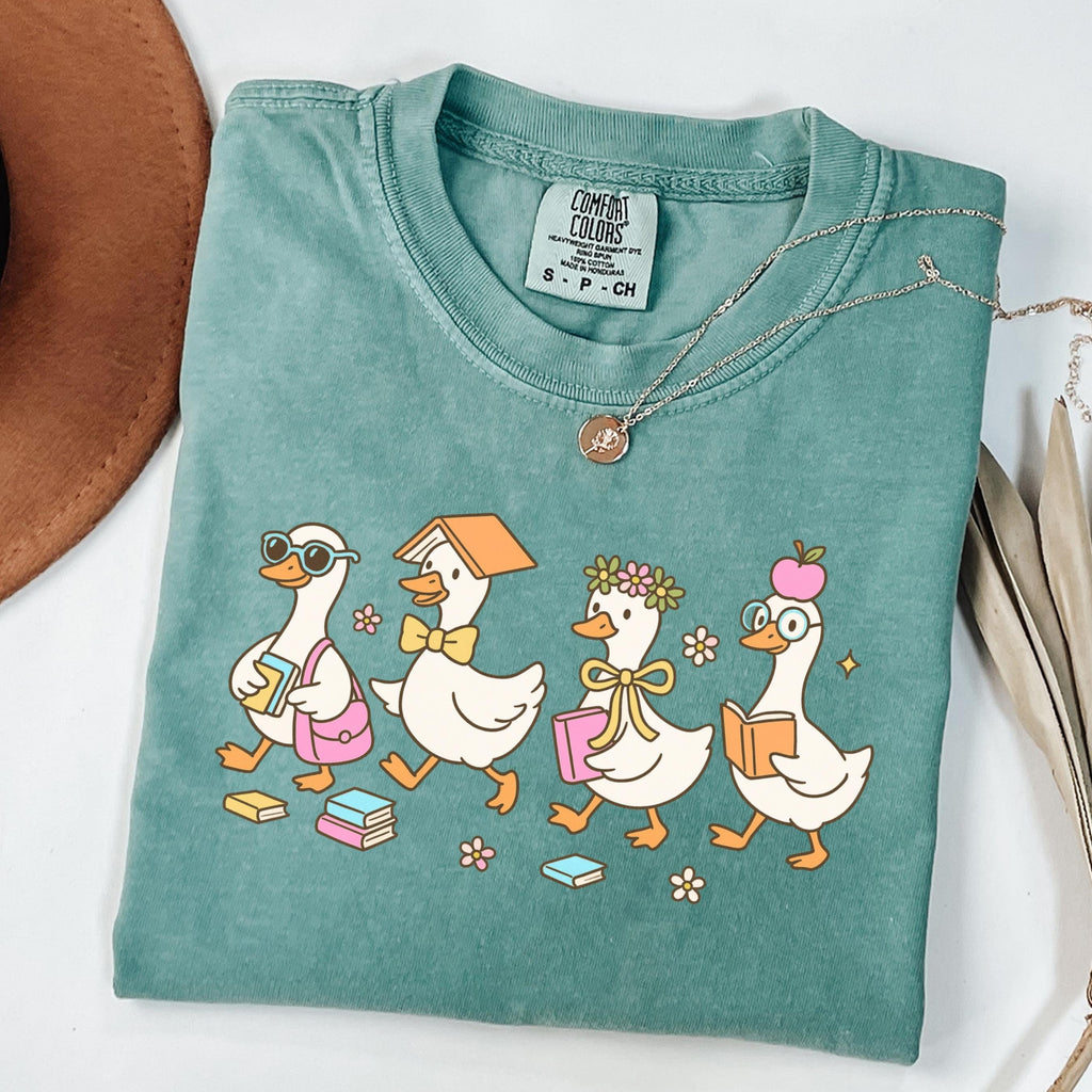 Comfort Colors Teacher Kindergarten Teacher Teacher Goose Preschool Teacher First Grade Back School (2)