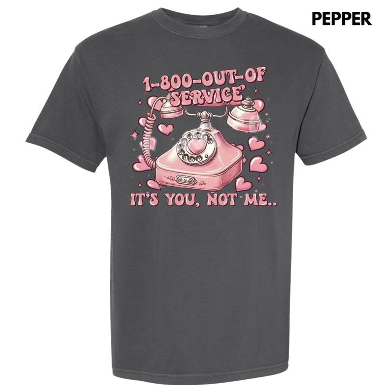 1-800-Out-Of-Service Comfort Colors T-Shirt Hoodie, Sweatshirt | RetroVerseTees.com