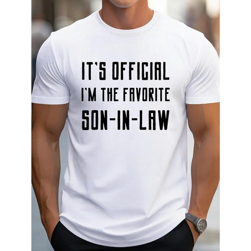 1 pc, 100% cotton T-shirt, favorite son in law G500 pure cotton men's T-shirt comfort fit Made in USA Hoodie, Sweatshirt