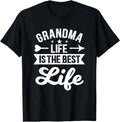 [100% Cotton] Grandma life is the best life T-Shirt Hoodie, Sweatshirt | RetroVerseTees.com