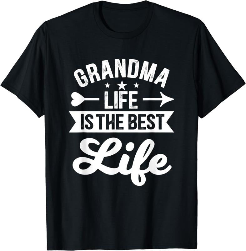 [100% Cotton] Grandma life is the best life T-Shirt Hoodie, Sweatshirt | RetroVerseTees.com
