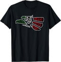 [100% Cotton] Hecho Red plumber brand Mexico Aztec Calendar Mexican Eagle T-Shirt Menswear Top Hoodie, Sweatshirt