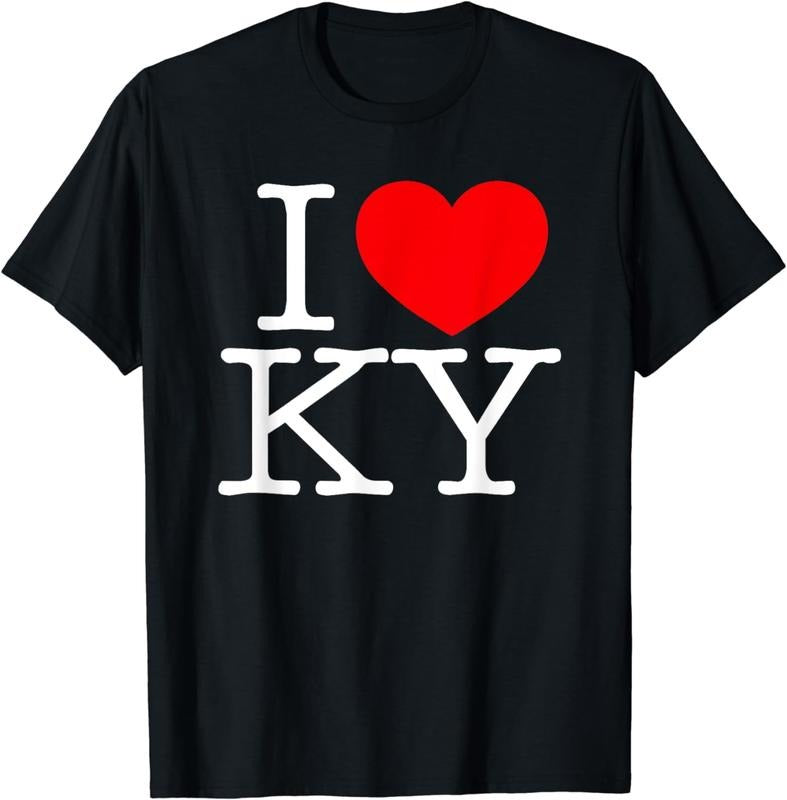 [100% Cotton] I Love (Heart) KY T-Shirt Hoodie, Sweatshirt | RetroVerseTees.com