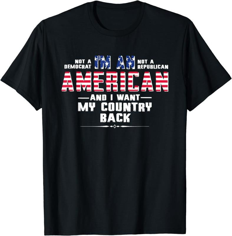 [100% Cotton] I'm An American And I Want My Country Back T-Shirt Hoodie, Sweatshirt | RetroVerseTees.com