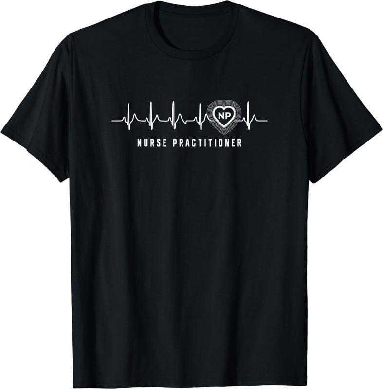 [100% Cotton] Nurse practitioner NP t-shirt heartbeat heart gifts Hoodie, Sweatshirt | RetroVerseTees.com