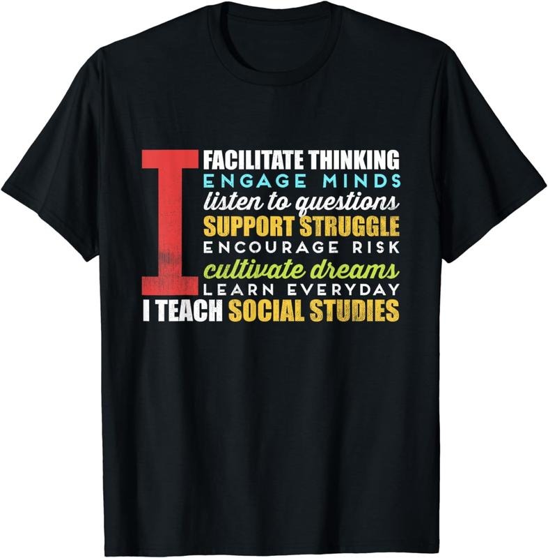 [100% Cotton] Social Studies Teacher Teacher Appreciation Gift T-Shirt Hoodie, Sweatshirt | RetroVerseTees.com