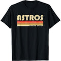 [100% Cotton] Womens Vintage Astros Retro Style 70s 80s First Name V-Neck T-Shirt Hoodie, Sweatshirt | RetroVerseTees.com
