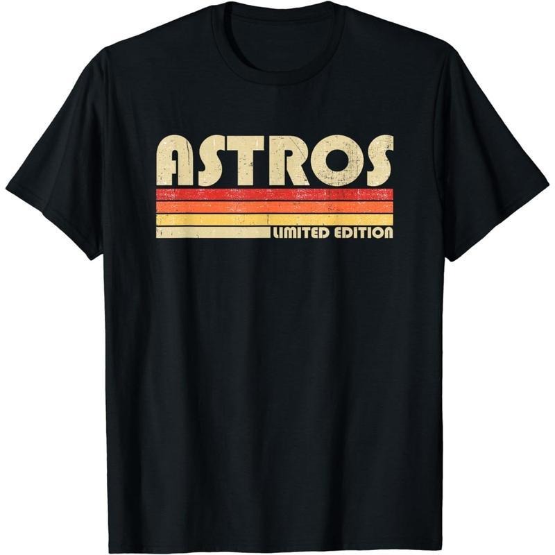 [100% Cotton] Womens Vintage Astros Retro Style 70s 80s First Name V-Neck T-Shirt Hoodie, Sweatshirt | RetroVerseTees.com