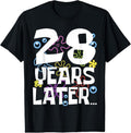 100% Cotton 28 YEARS LATER 28th 28 year Old Birthday Gifts for Women Men T-Shirt Hoodie, Sweatshirt | RetroVerseTees.com