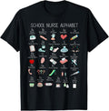 100% Cotton ABC School Nurse Alphabet Nurse Appreciation Nurse Educator T-Shirt Hoodie, Sweatshirt | RetroVerseTees.com