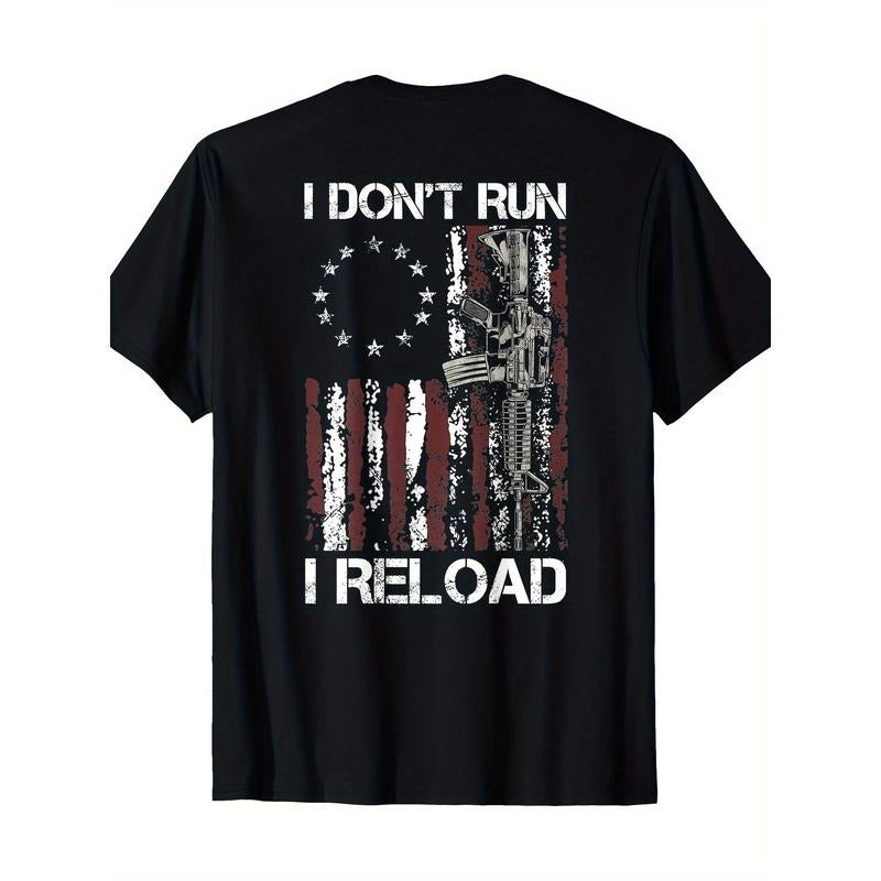 100% Cotton American Flag Patriots Lightsaber brand-Shirt