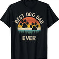 100% Cotton Best Dog Dad Ever Vintage Father's Day Dog Lover T-Shirt Hoodie, Sweatshirt | RetroVerseTees.com
