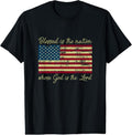 100% Cotton Blessed Is The Nation Whose God Is The Lord Prayer T-Shirt Hoodie, Sweatshirt | RetroVerseTees.com