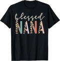 100% Cotton Blessed Nana Cute Leopard Print T-Shirt Hoodie, Sweatshirt | RetroVerseTees.com