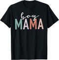 100% Cotton Boy Mama Gifts For Mother Mom Of Boys Leopard Print T-Shirt Hoodie, Sweatshirt | RetroVerseTees.com