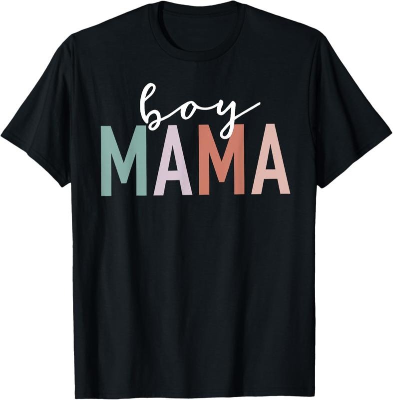 100% Cotton Boy Mama Gifts For Mother Mom Of Boys Leopard Print T-Shirt Hoodie, Sweatshirt | RetroVerseTees.com