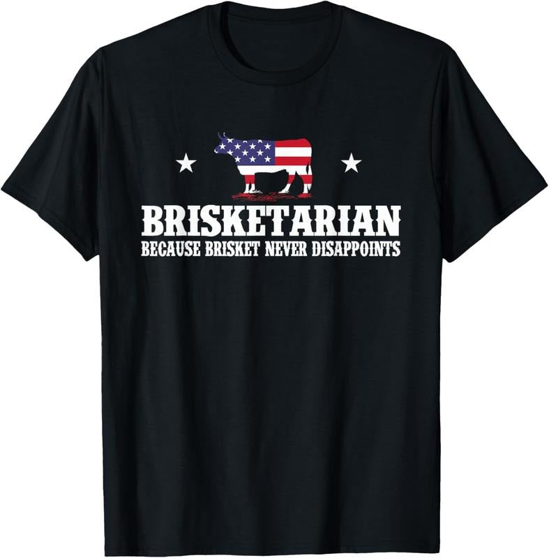 100% Cotton Brisketarian Because Brisket Never Disappoints - BBQ Lover T-Shirt Hoodie, Sweatshirt | RetroVerseTees.com