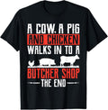 100% Cotton Butcher For Men Meat Cutter Cutting Meat Market Butcher Shop T-Shirt Hoodie, Sweatshirt | RetroVerseTees.com