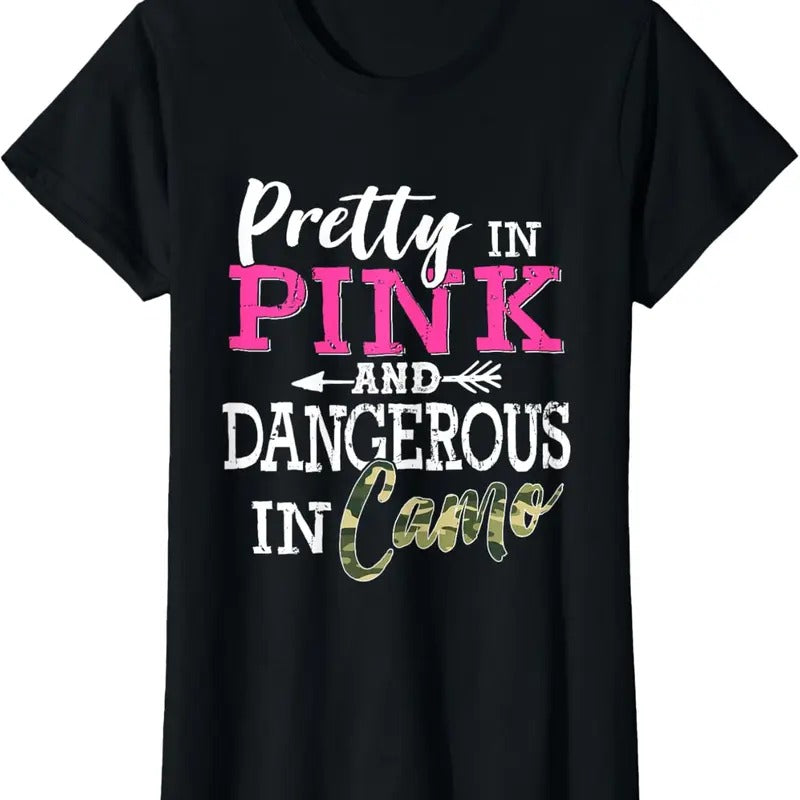 100% Cotton Camo Hunting Women Camouflage Hunting Lover Women Hunting T-Shirt Hoodie, Sweatshirt | RetroVerseTees.com