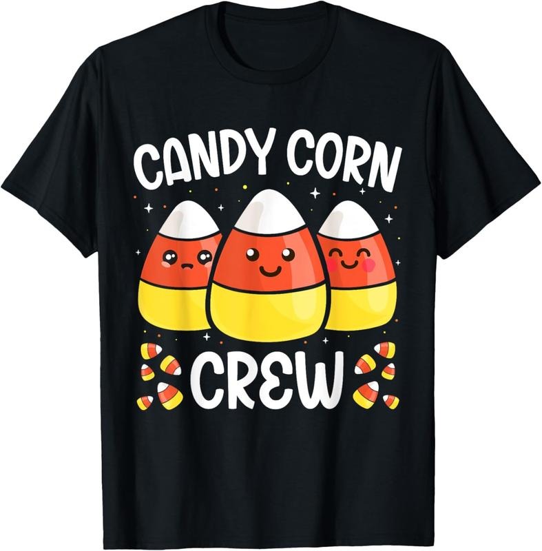 100% Cotton Candy Corn Crew Halloween Costume Men Women Friends T-Shirt Hoodie, Sweatshirt | RetroVerseTees.com