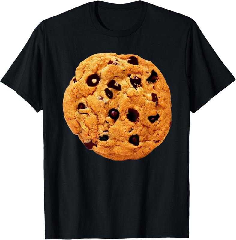 100% Cotton Chocolate Chip Cookie Costume Shirt Last Minute Lazy Party T-Shirt Hoodie, Sweatshirt | RetroVerseTees.com