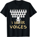 100% Cotton Choir Teacher Shirt I Hear Voices Funny Chorister Tee T-Shirt Hoodie, Sweatshirt | RetroVerseTees.com