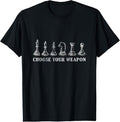 100% Cotton Choose Your Weapon Chess T-Shirt Retro Vintage Gift Hoodie, Sweatshirt | RetroVerseTees.com