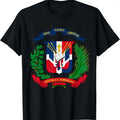 100% Cotton Coat of Arms Republica Dominicana Bandera Dominican Flag T-Shirt Hoodie, Sweatshirt | RetroVerseTees.com