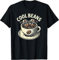 100% Cotton Cool Beans Coffee Caffeine Lover Retro Graphic Novelty T-Shirt Hoodie, Sweatshirt | RetroVerseTees.com