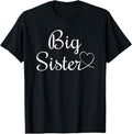100% Cotton Cool Big Sister T-Shirt Hoodie, Sweatshirt | RetroVerseTees.com
